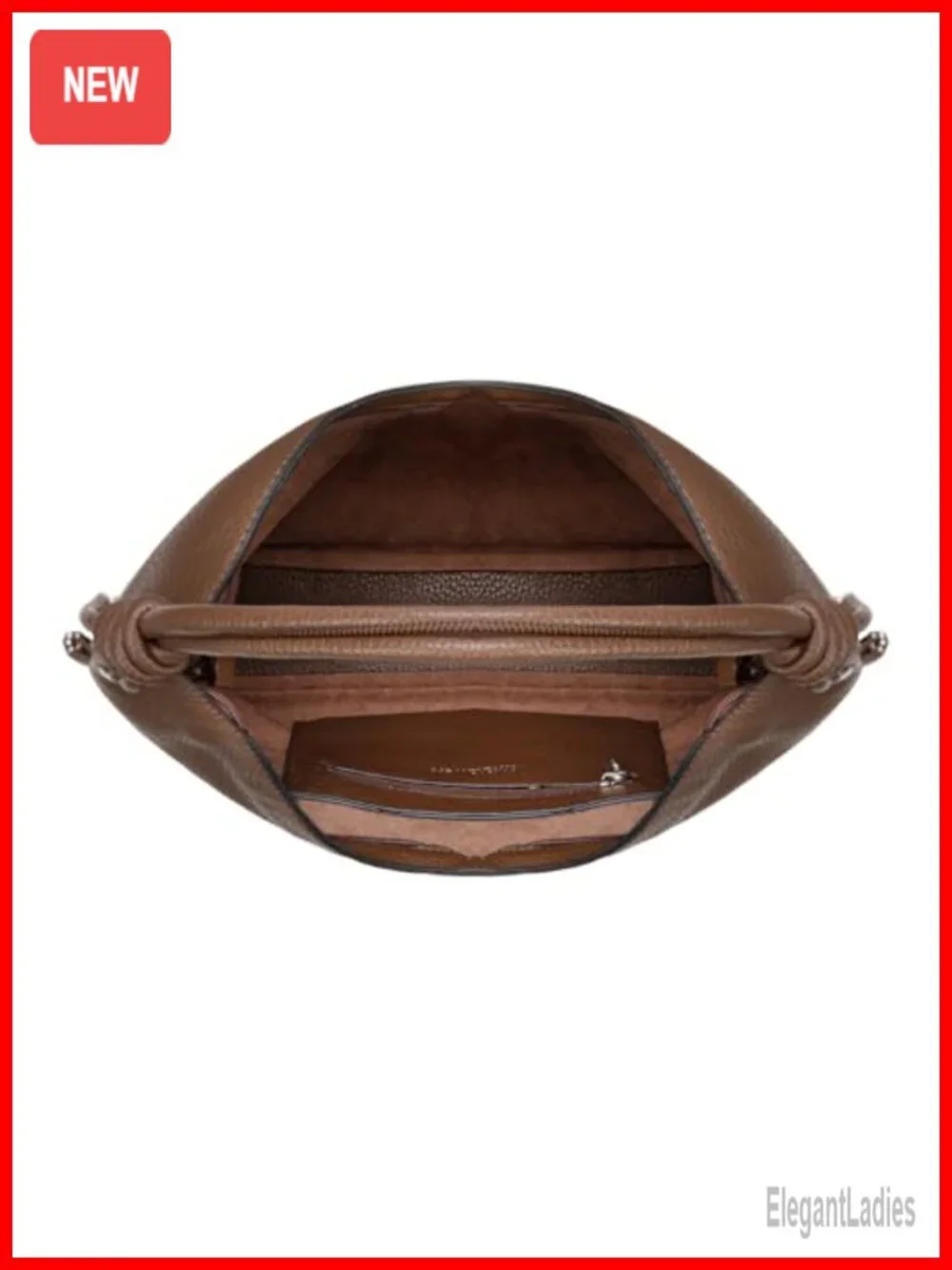 Soft Slouchy PU Leather Hobo Bag with Knotted Top Handle